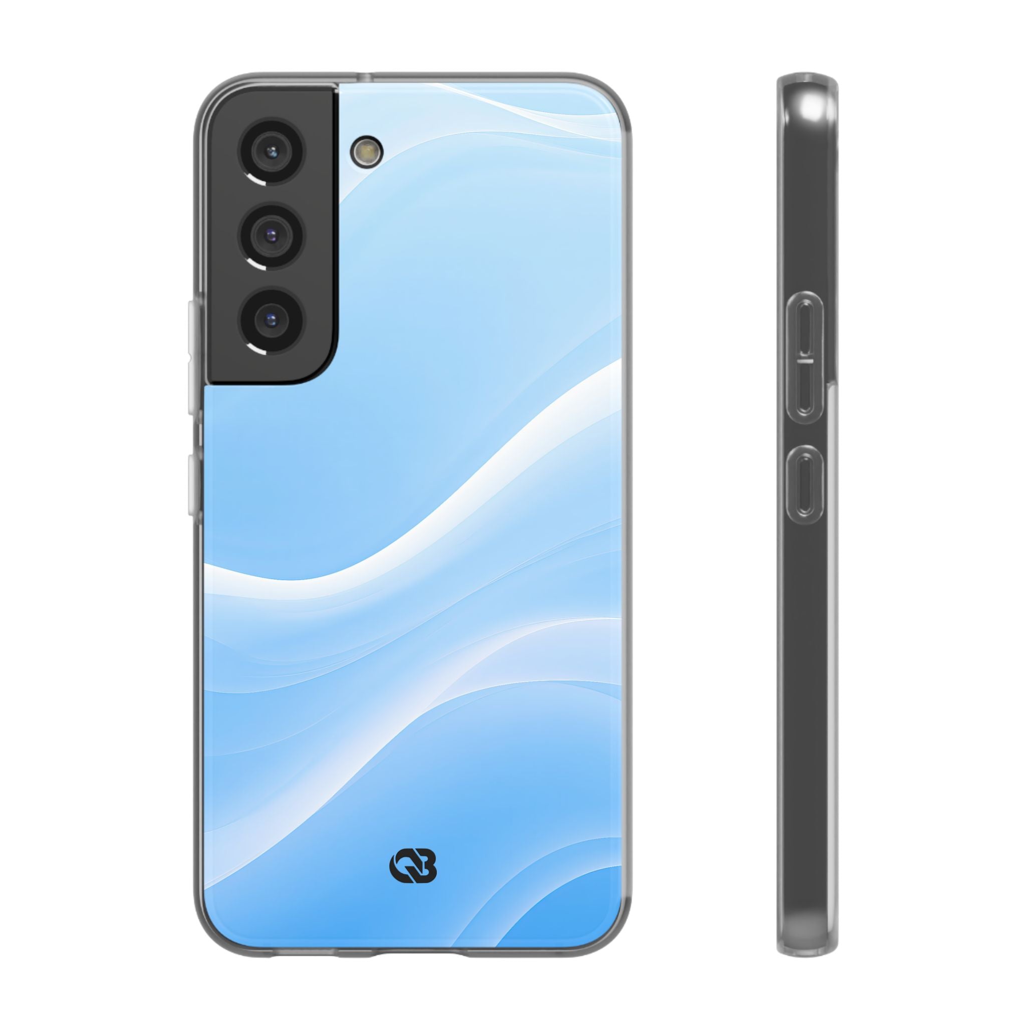Blue Lite Phone Case for Samsung - Glacial Blue Silk