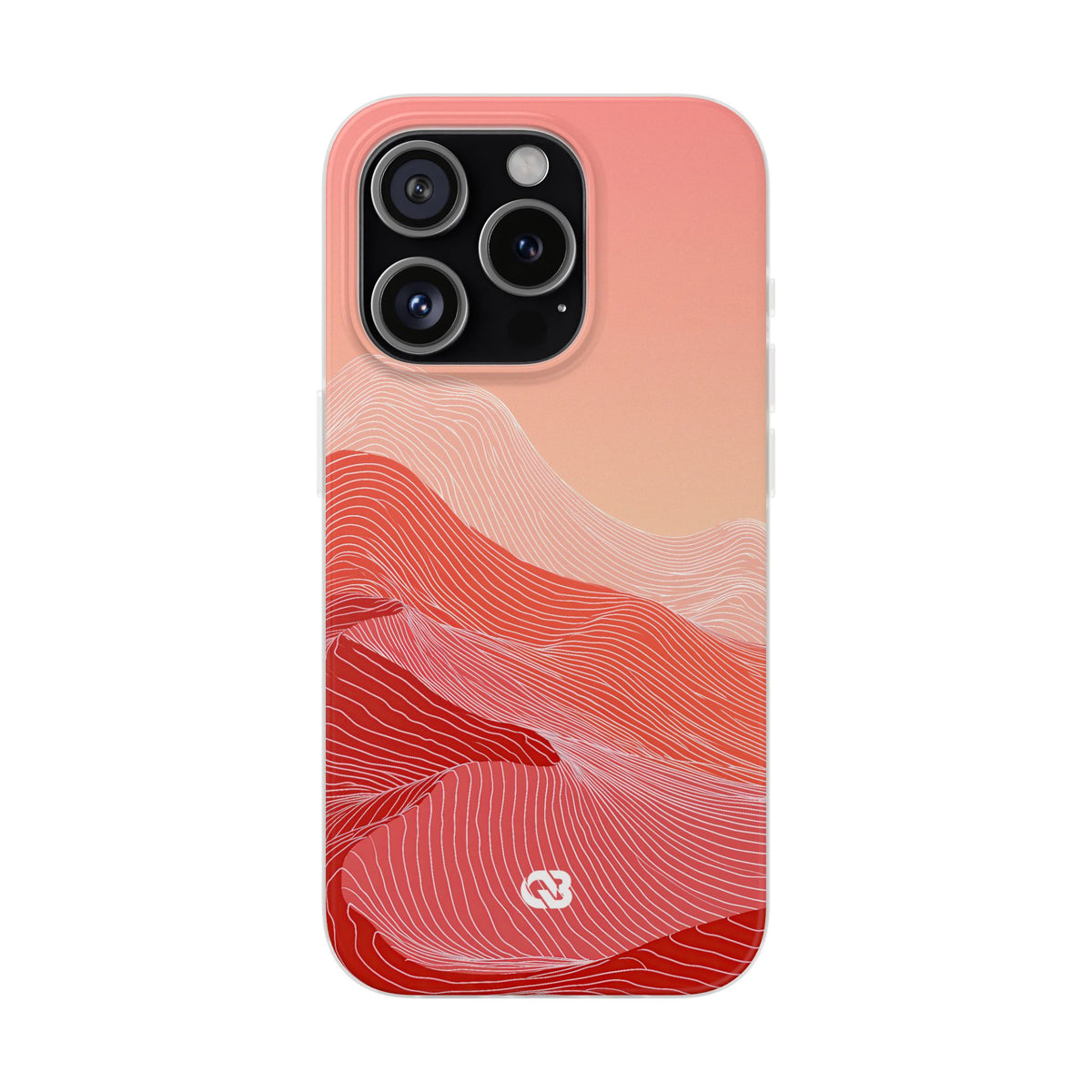 Coral Ridge Contours · Lite Phone Case for iPhone ·  Red
