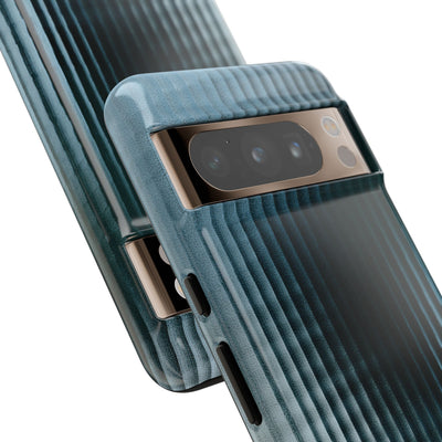 Blue Tough Phone Case for Google Pixel - Glacial Reeded Glass