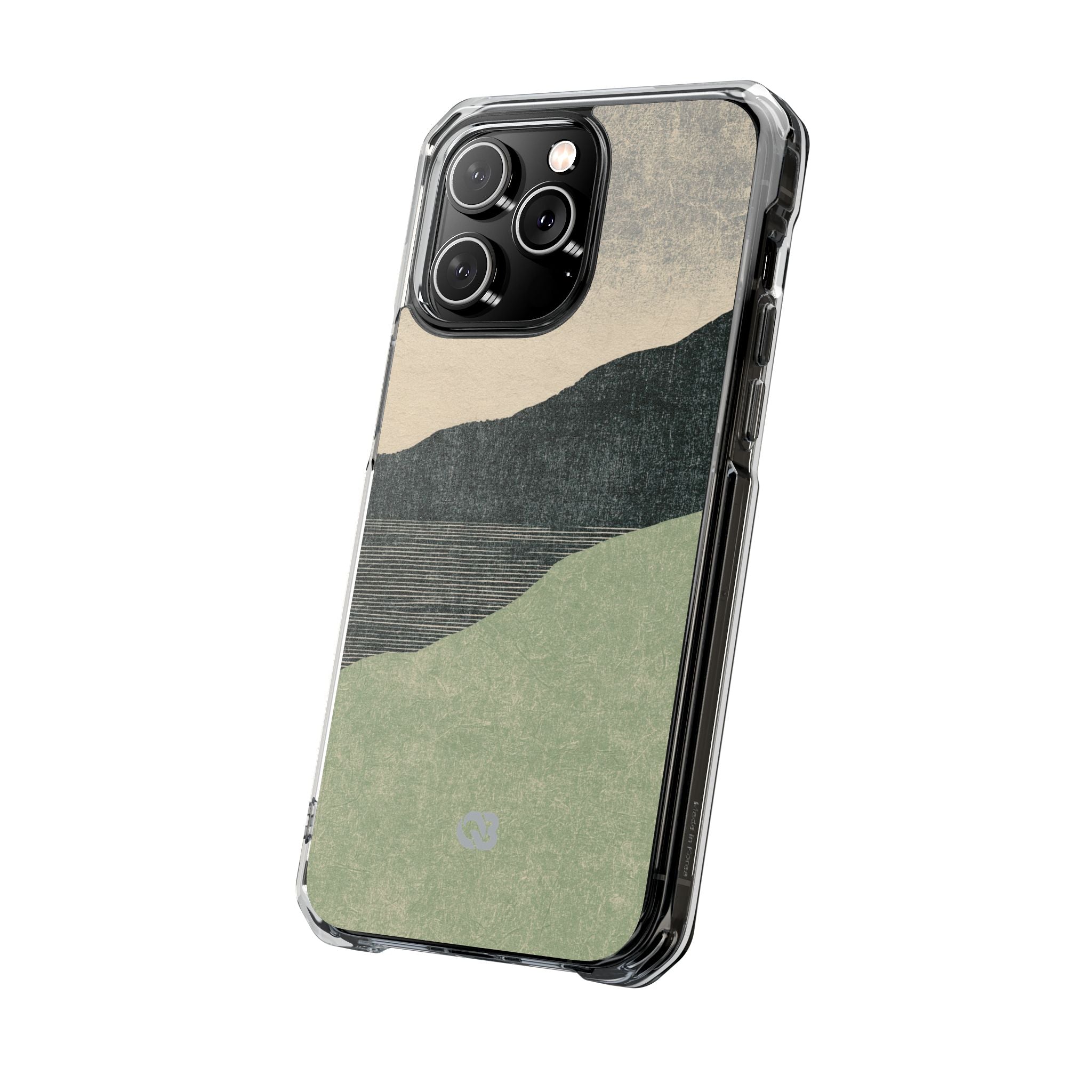 Green Impact MagSafe Phone Case for iPhone - Moss Ridge Grain