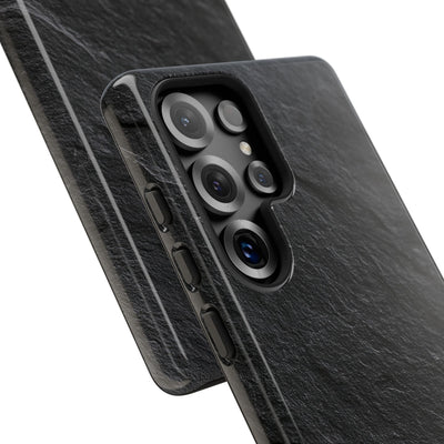 Obsidian Slate · Tough Phone Case for Samsung · Black