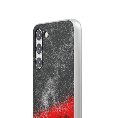 Crimson Noir Drip · Lite Phone Case for Samsung · Black