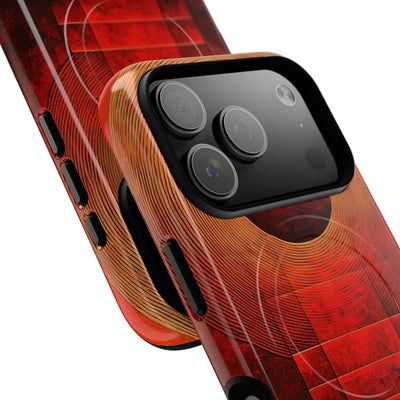 Crimson Solar Halo · Tough+ Handyhülle für iPhone · Magsafe