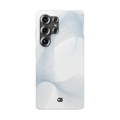 Glacial Contour Waves · Lite Phone Case for Samsung · White