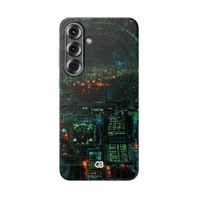 Tactical Avionics HUD · Lite Phone Case for Samsung · Green