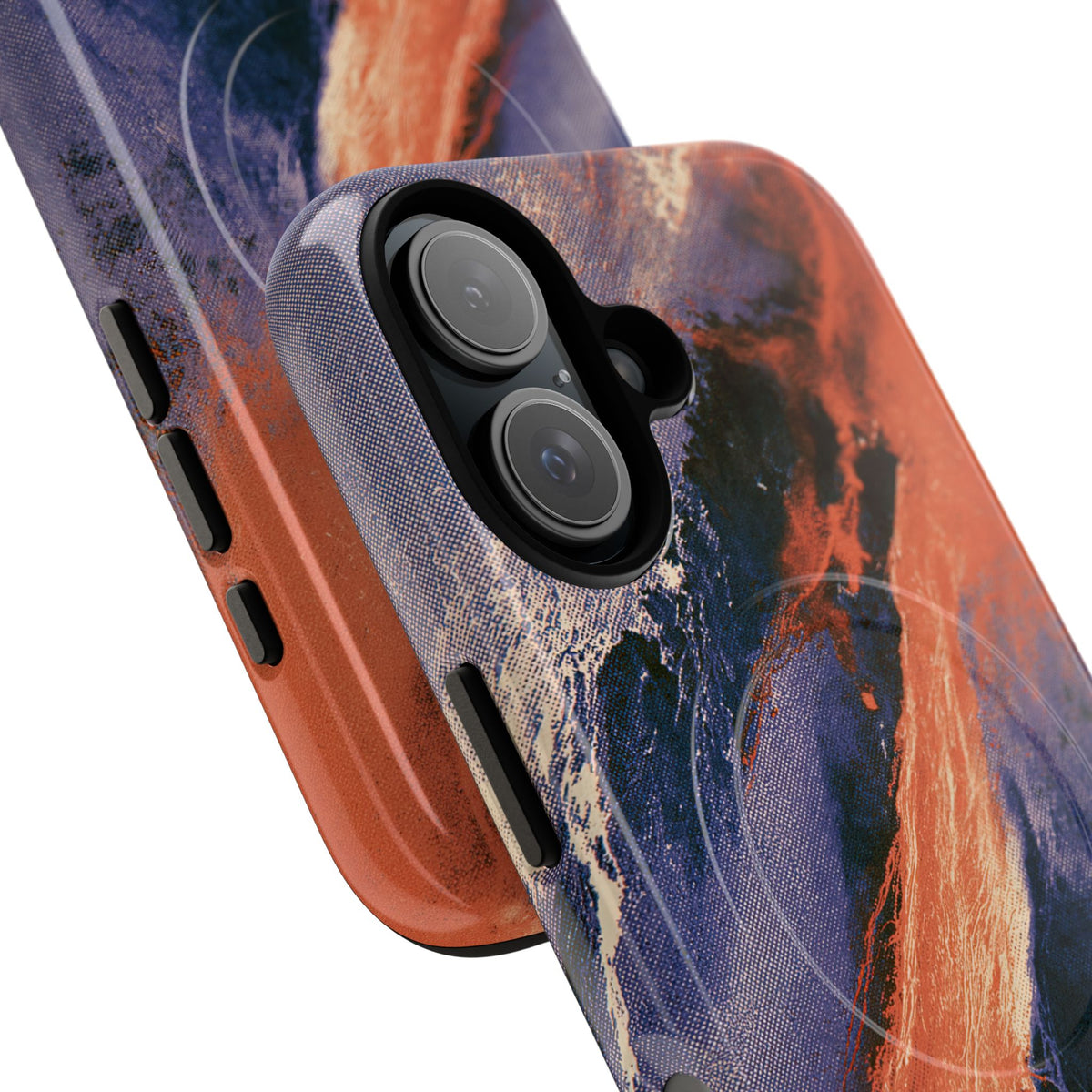 Solar Aura Drift · Tough 2.0 Magnetic Phone Case for iPhone · Orange