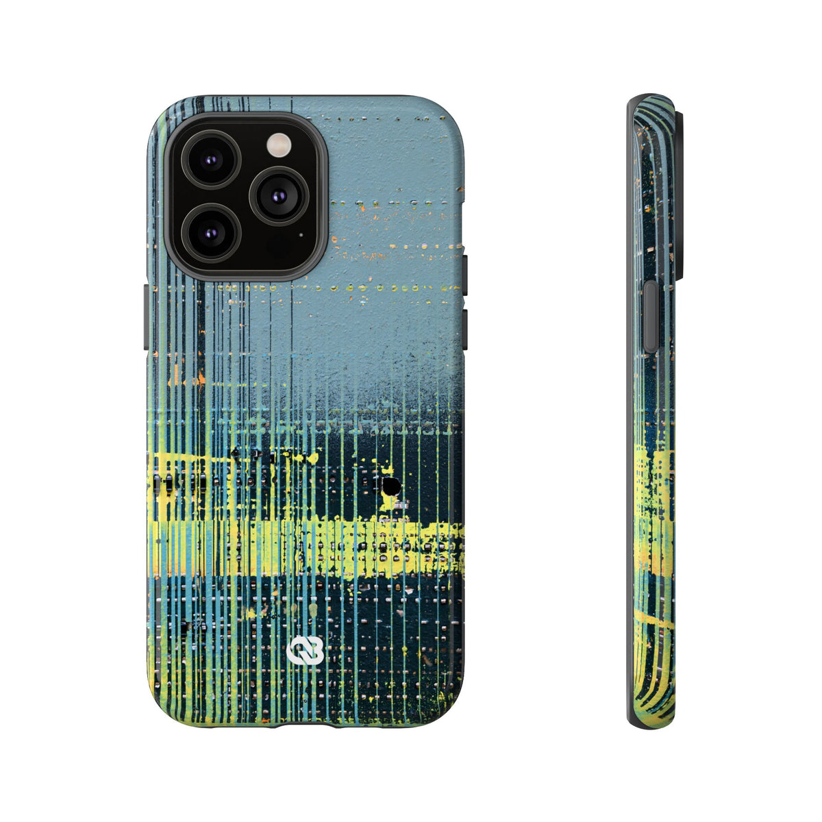 Acid Raster Circuit · Tough Phone Case for iPhone · Teal