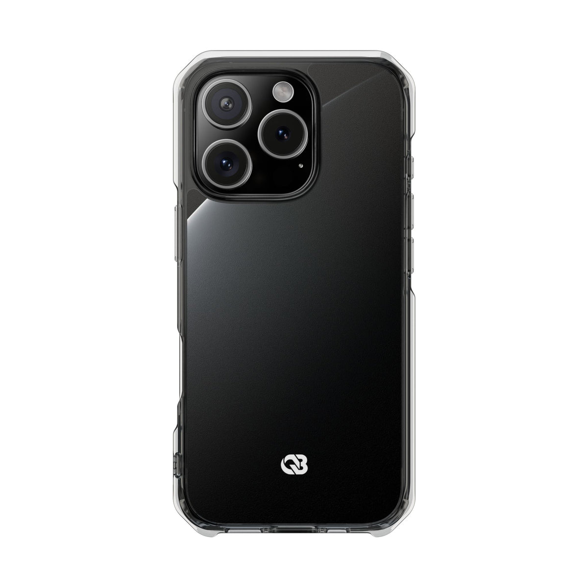 Obsidian Horizon · Clear Impact Magnetic Phone Case for iPhone ·  Black