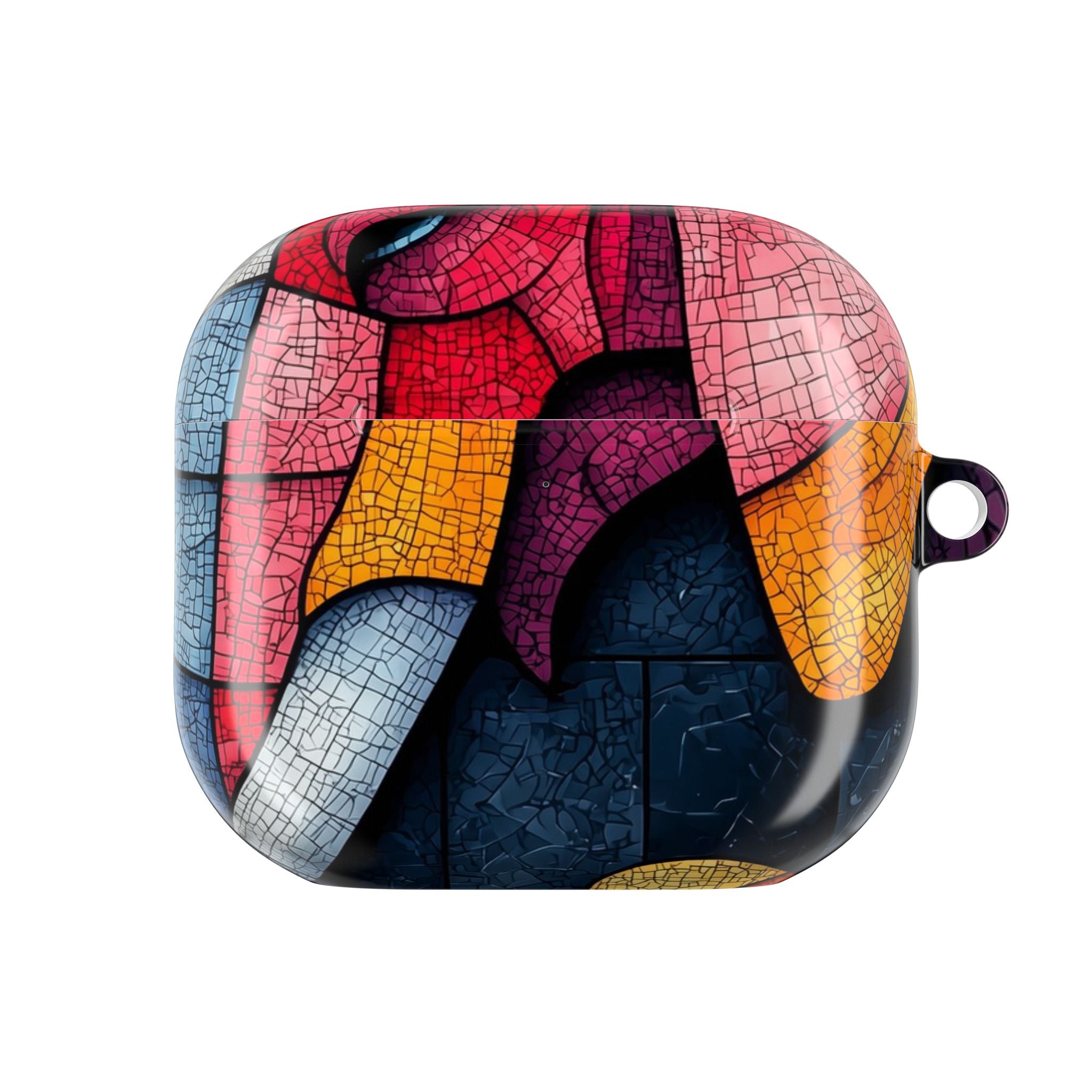 Blue Mosaic Elephant - AirPods Case