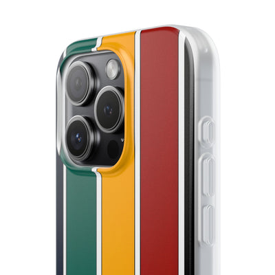 Retro Racing Bars · Soft Phone Case for iPhone
