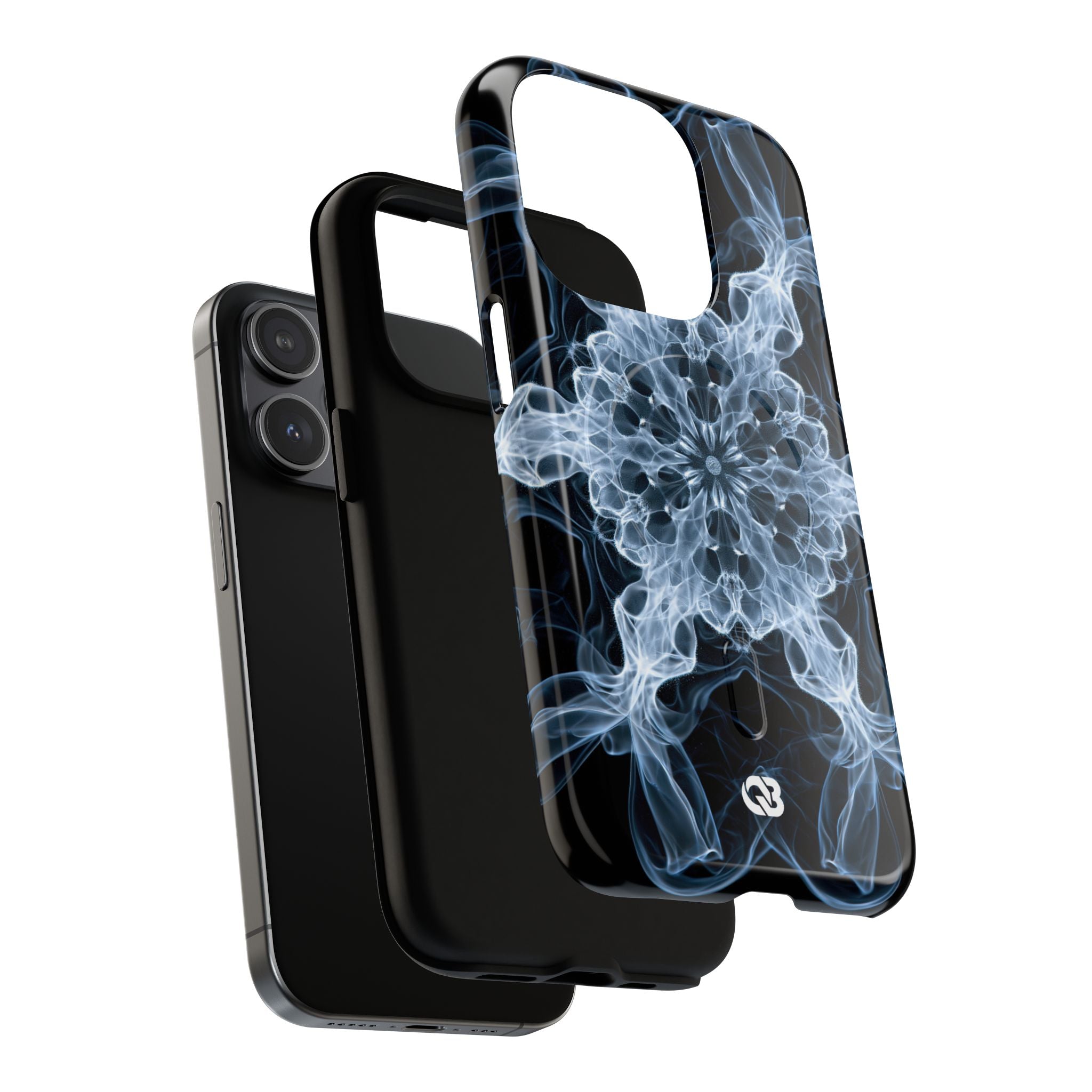 Blue Tough 2.0 Magsafe Phone Case for iPhone - Glacial Smoke Crown