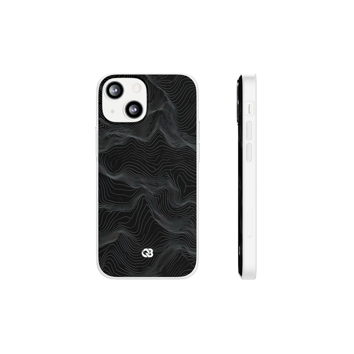 Obsidian Contour Elevation · Lite Phone Case for iPhone ·  Black