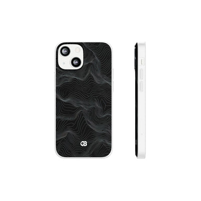 Obsidian Contour Elevation · Lite Phone Case for iPhone ·  Black