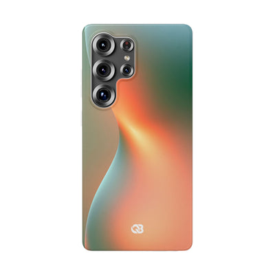 Radiant Contour · Lite Phone Case for Samsung · Orange