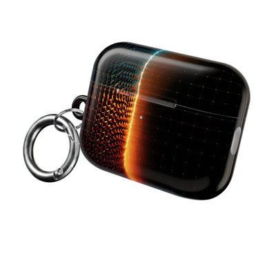 Luminous Refraction Grid · Hard Case for AirPods & AirPods Pro · Black