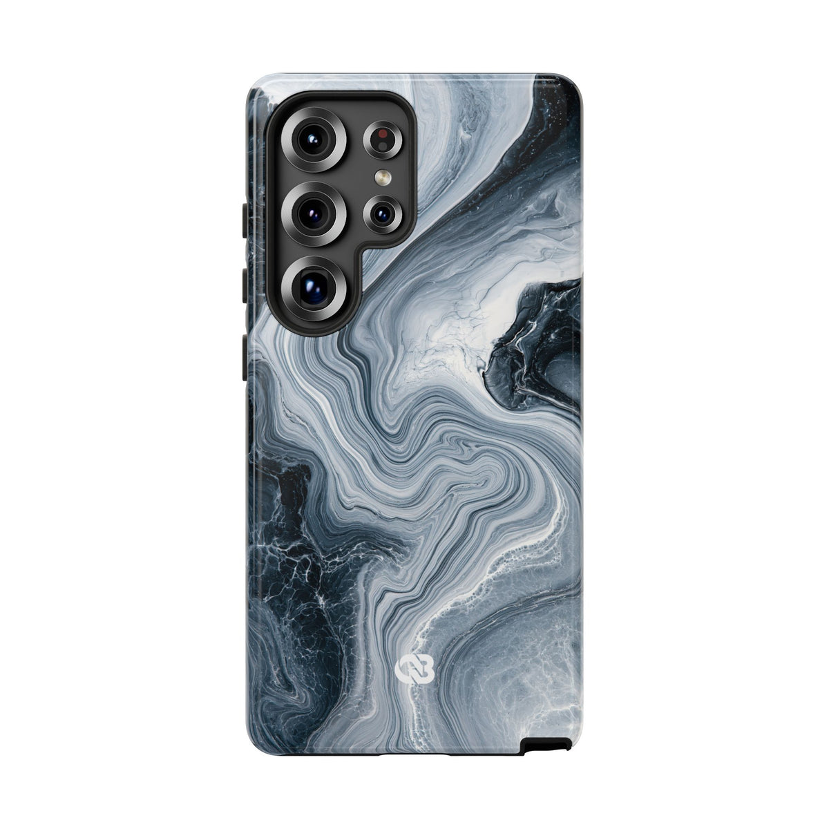 Suminagashi Ink Flow · Tough Phone Case for Samsung · Grey