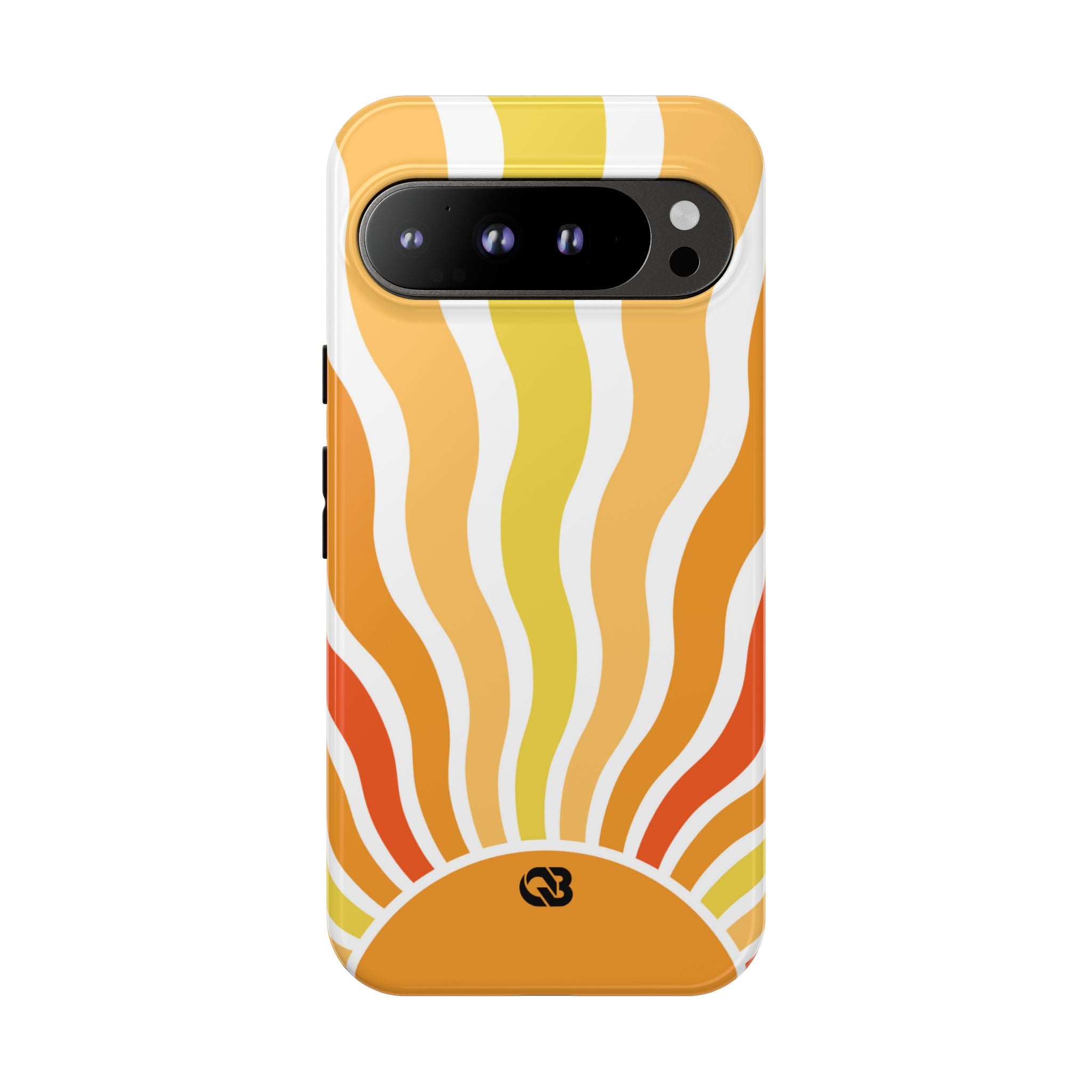Amber Solar Waves · Tough Phone Case for Google Pixel
