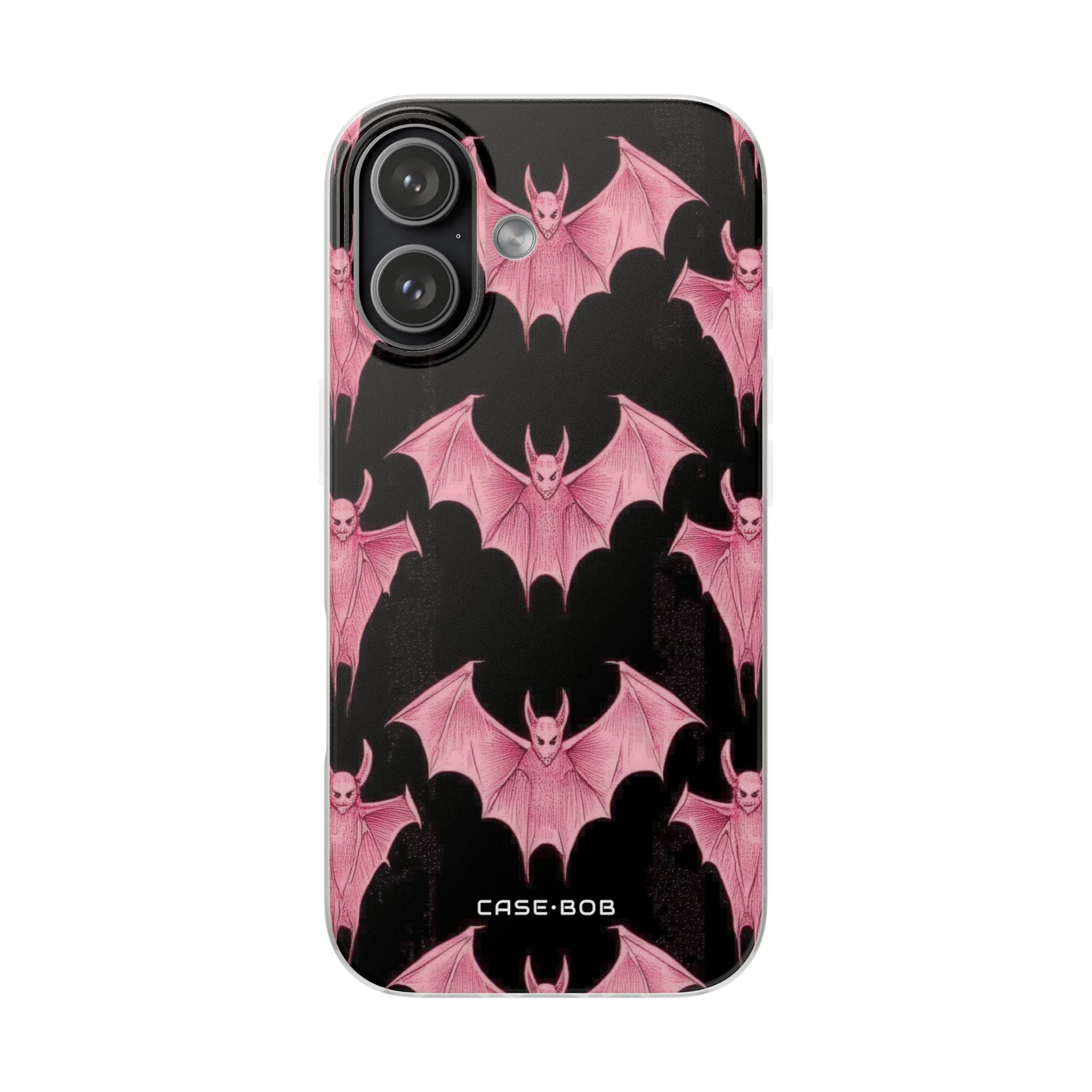 Pink Batwave iPhone 17 Case - Soft - CASE•BOB