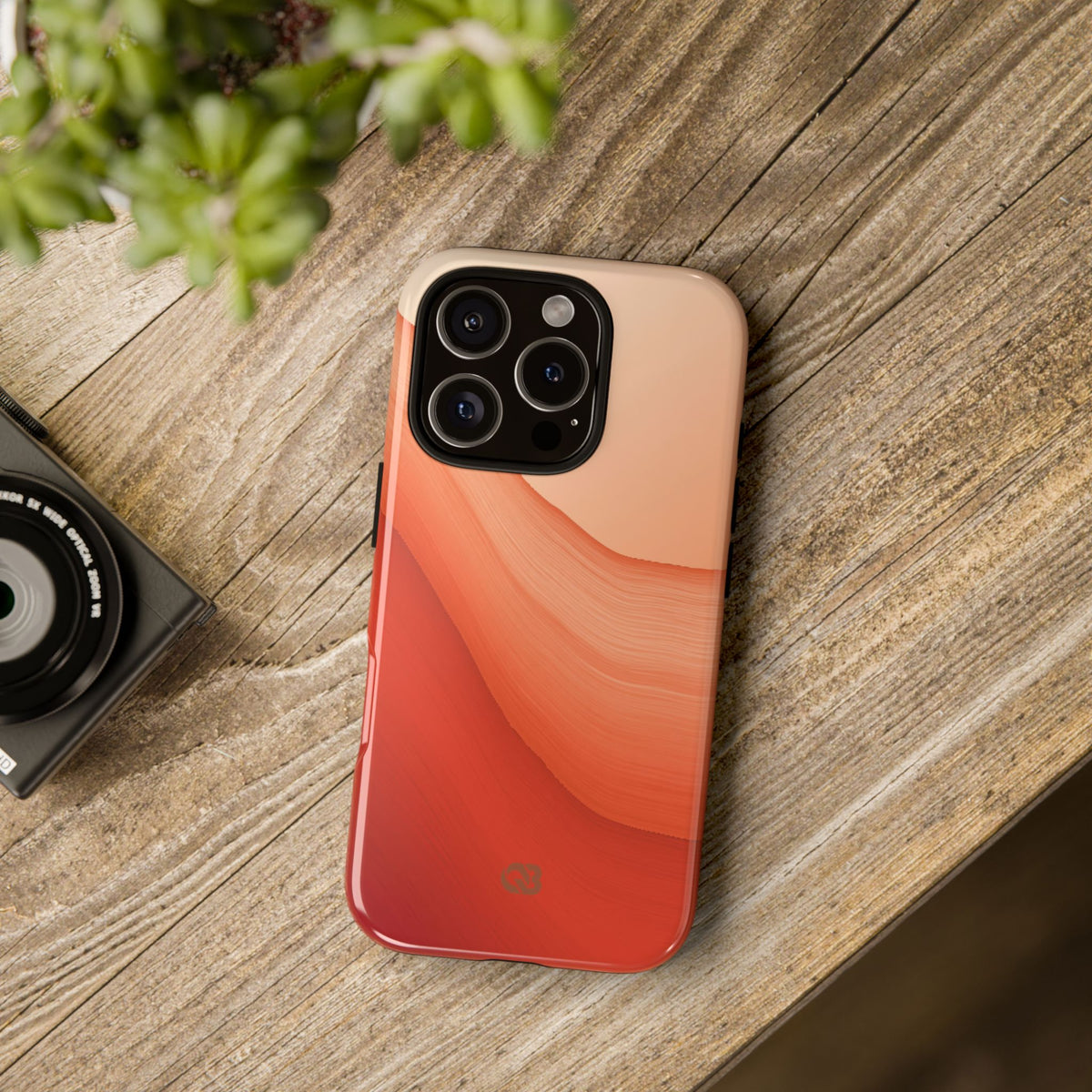 Terracotta Flow · Tough Phone Case for iPhone · Orange