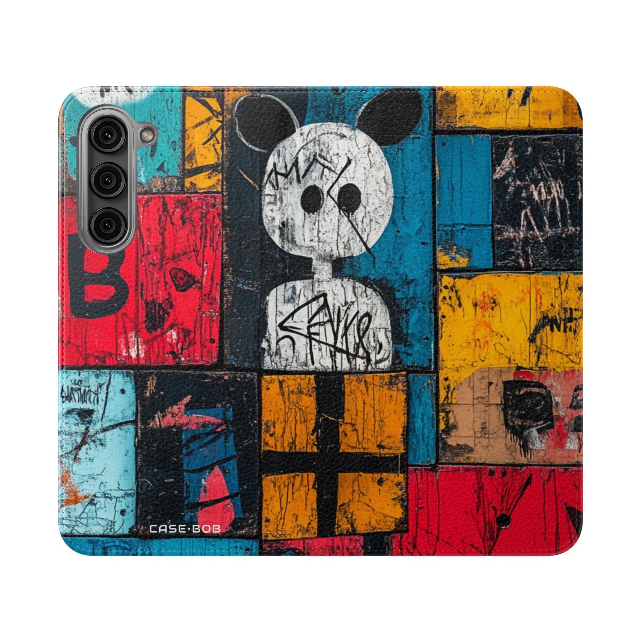 White Orb Graffiti - Samsung S23+ Case - Wallet