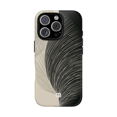 Minimal Frond Study · Tough Phone Case for iPhone · Black