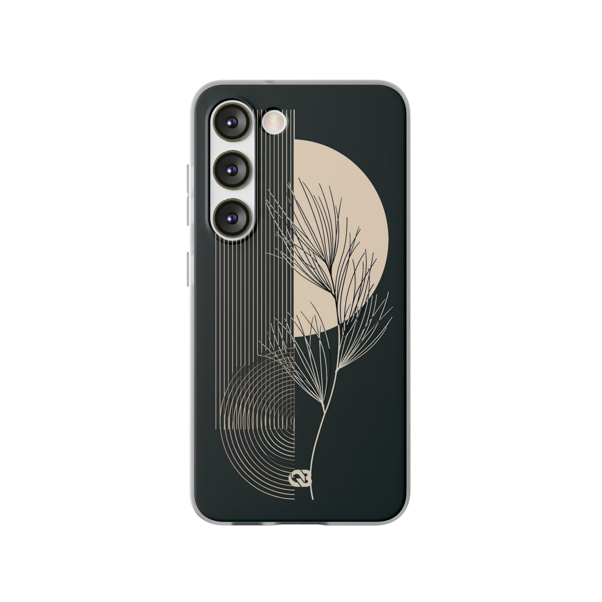 Black Lite Phone Case for Samsung - Obsidian Sand Willow