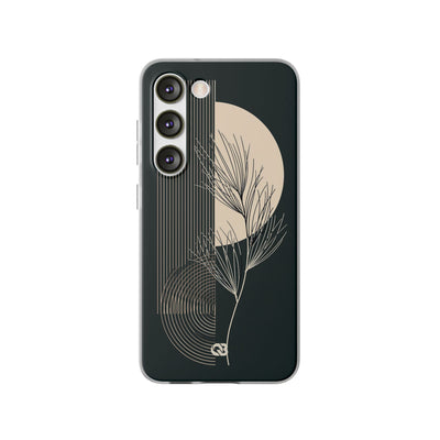 Black Lite Phone Case for Samsung - Obsidian Sand Willow