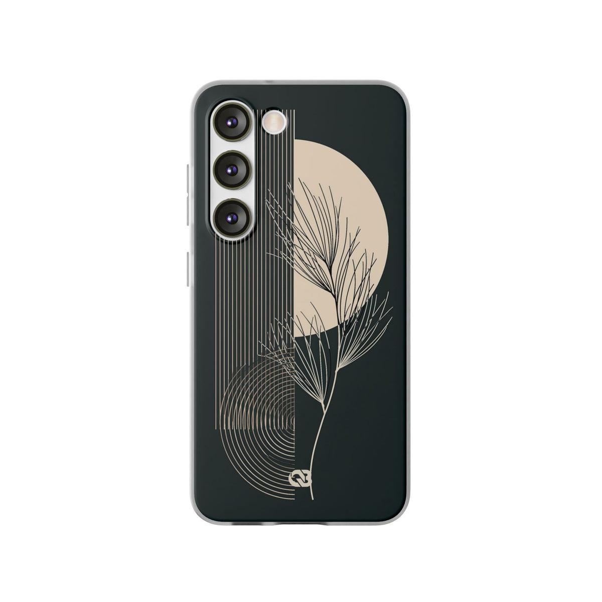 Botanical Crescent Linework · Lite Phone Case for Samsung · Green
