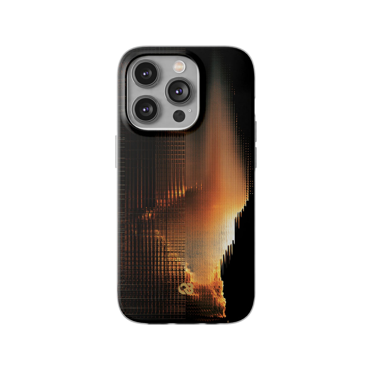 Luminous Grid · Lite Phone Case for iPhone ·  Black