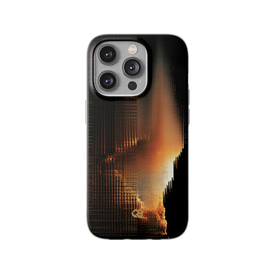 Luminous Grid · Lite Phone Case for iPhone ·  Black