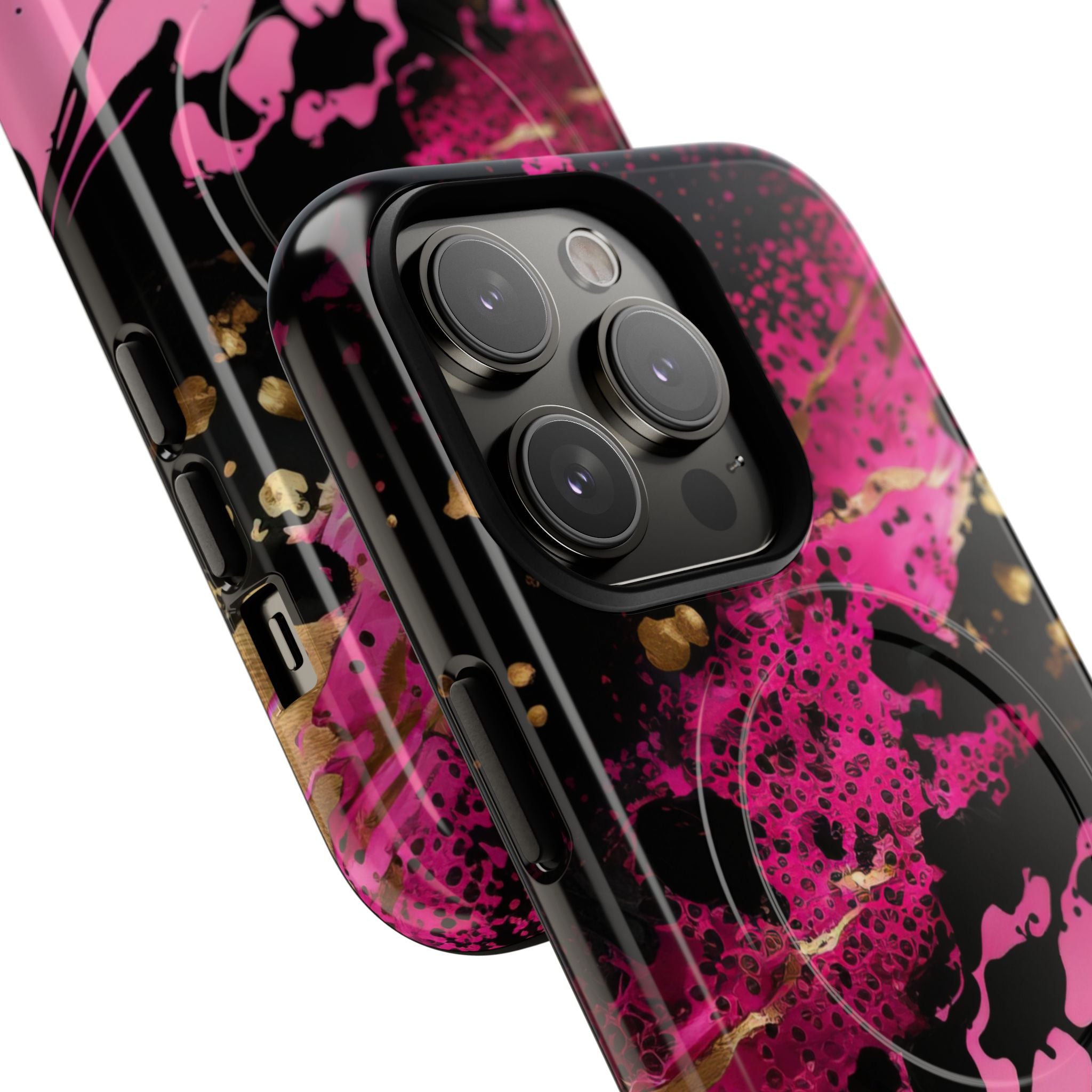 Magenta Liquid Gold · Tough+ Telefoncover for iPhone · Magsafe