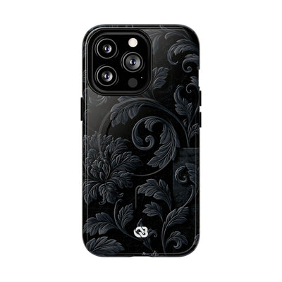 Obsidian Damask · Tough 2.0 Magnetic Phone Case for iPhone · Black