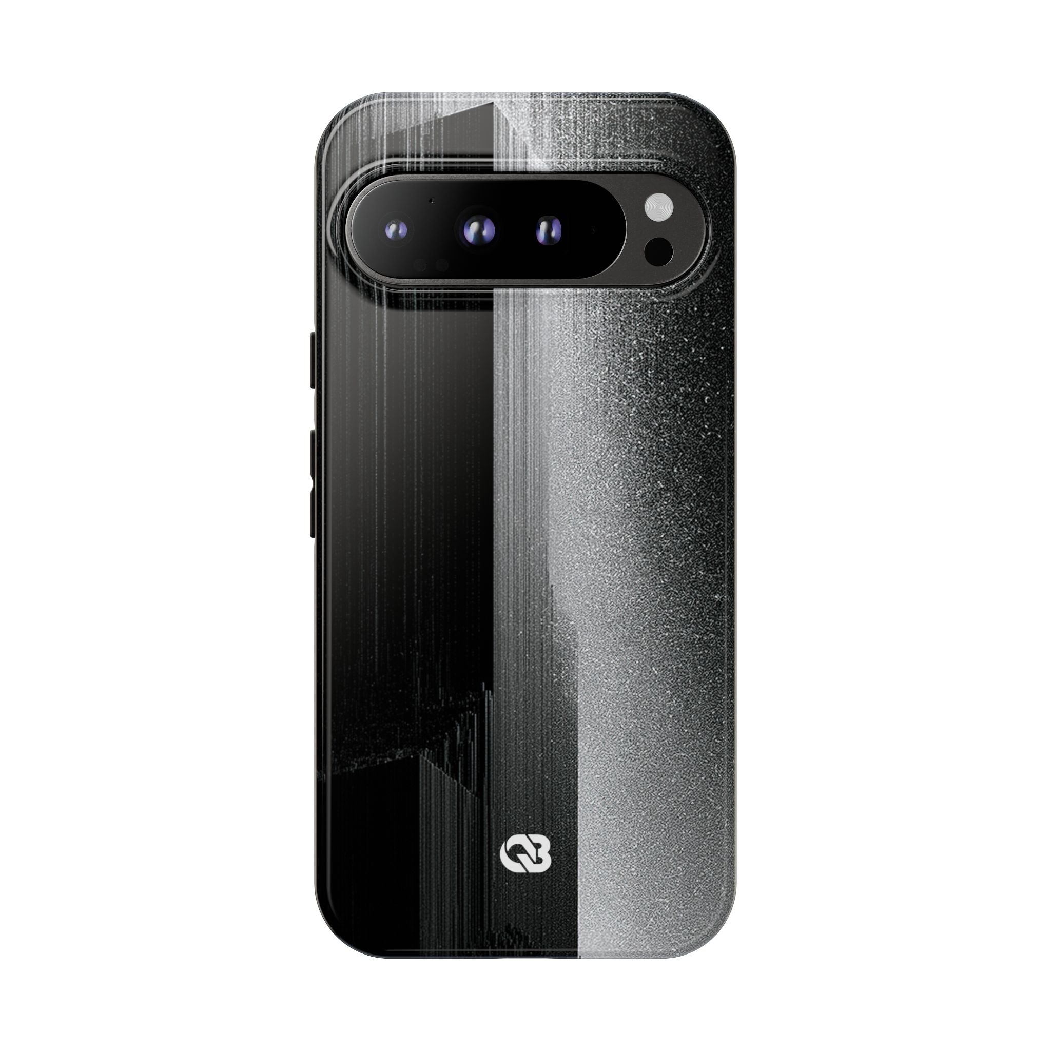 Black Tough Phone Case for Google Pixel - Brutalist Pixel Monolith