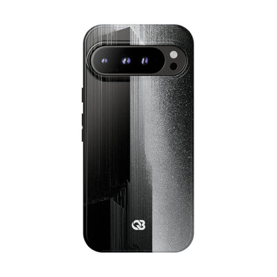 Black Tough Phone Case for Google Pixel - Brutalist Pixel Monolith