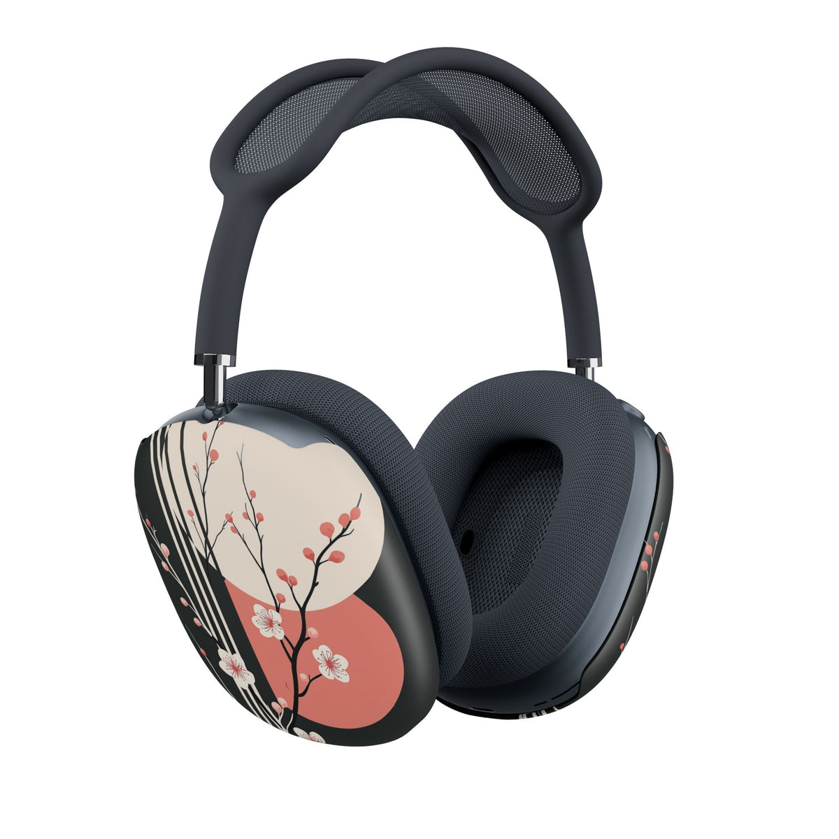 Nocturne Sakura Branch · Hard Case for AirPods Max · Black