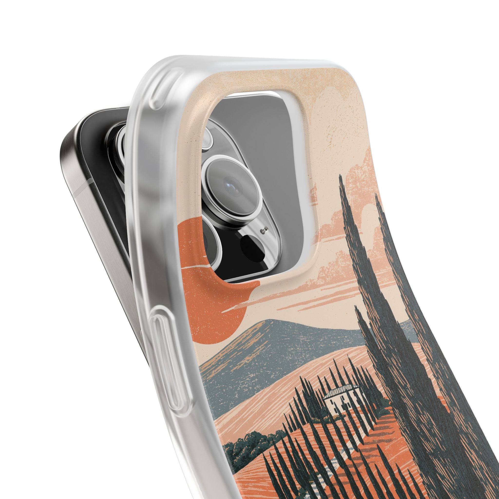 Orange Lite Phone Case for iPhone - Terracotta Ridge Trail