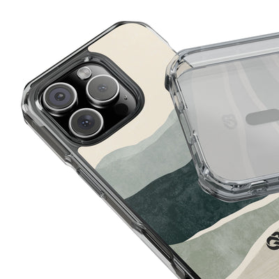 Green Impact MagSafe Phone Case for iPhone - Misty Sage Valley