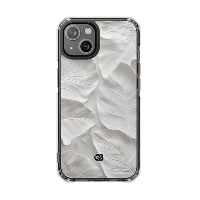 Sculpted Ivory Leaves · Impact Phone Case for iPhone · Magsafe