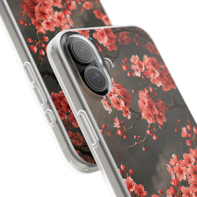 Dark Sakura Nocturne · Lite Phone Case for iPhone ·  Black