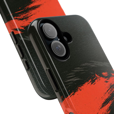 Crimson Raptor Noir · Tough Phone Case for iPhone · Black