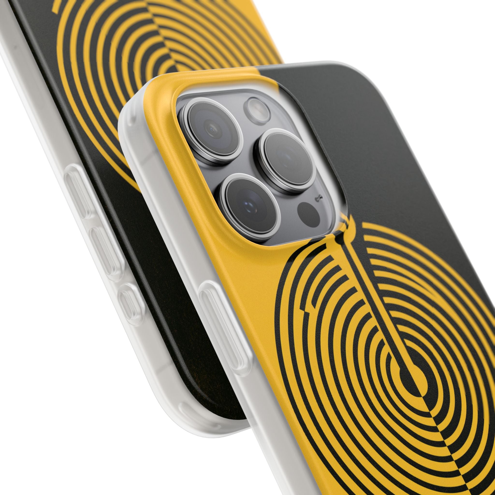 Yellow Lite Phone Case for iPhone - Voltage Sector Pulse
