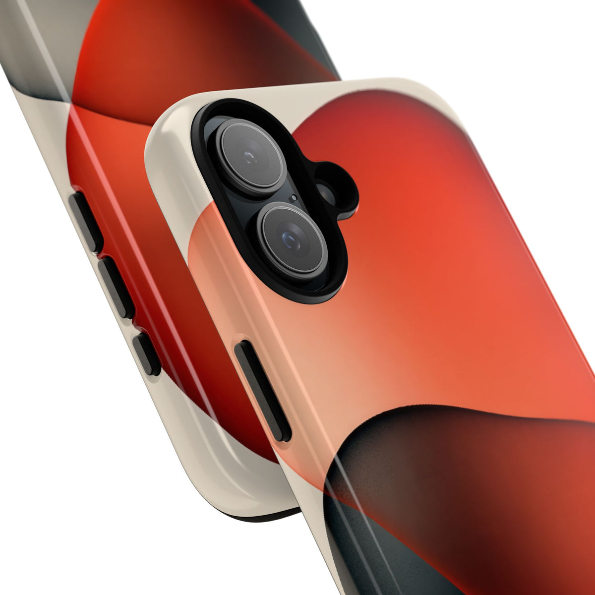 Translucent Crimson Form · Tough Phone Case for iPhone · Red