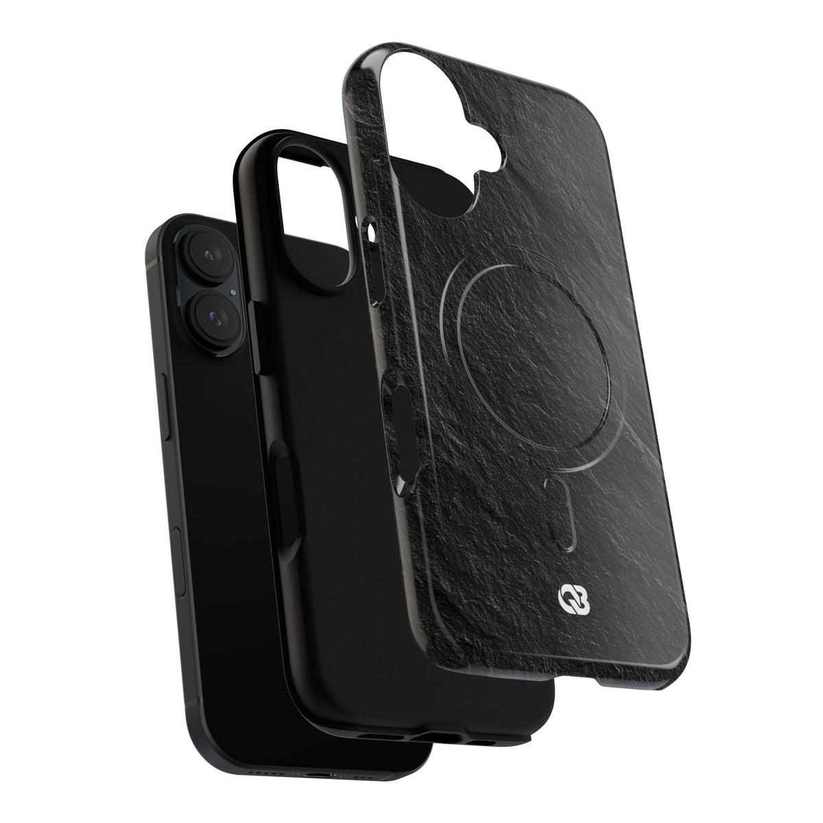 Obsidian Slate · Tough 2.0 Magnetic Phone Case for iPhone · Black