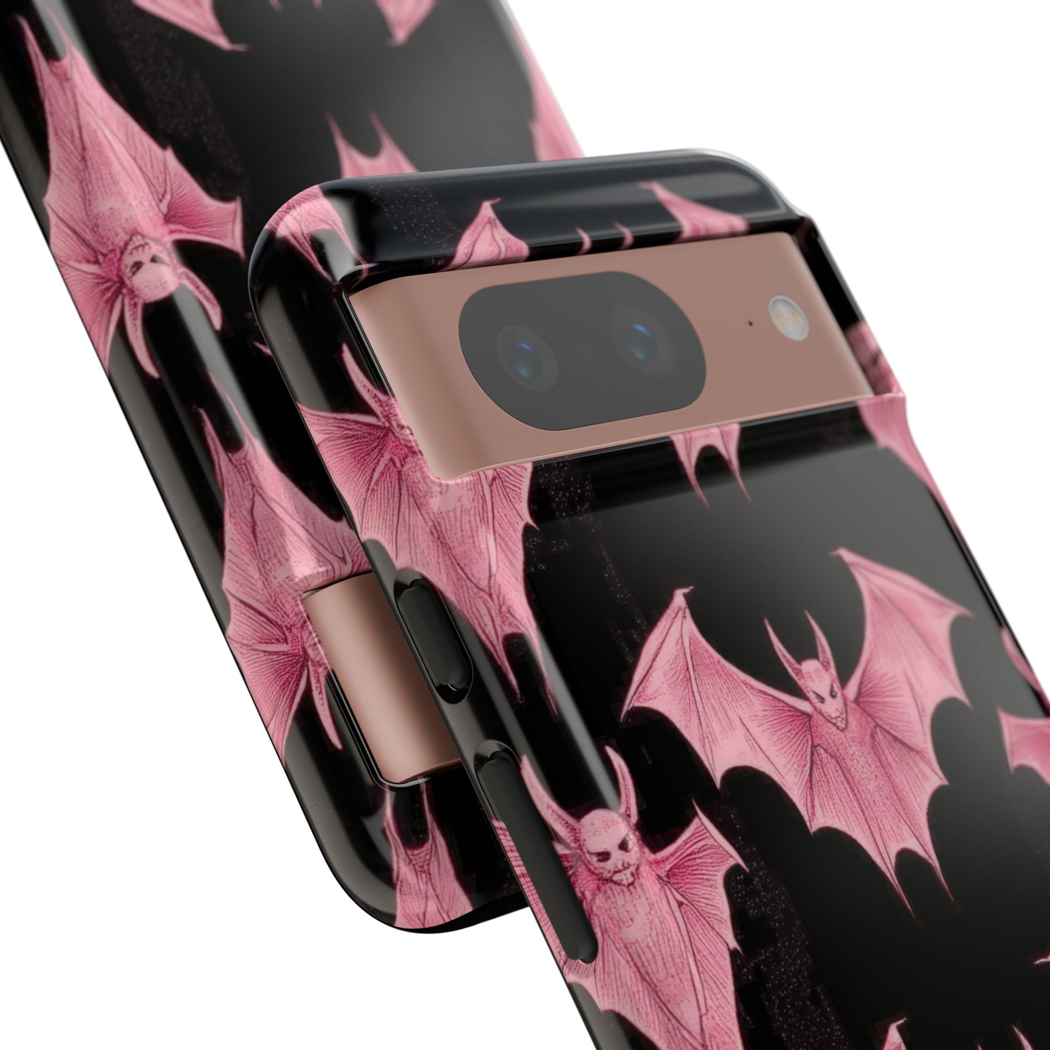 Pink Batwave Google Pixel 8 Case - Tough