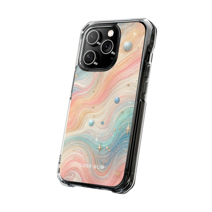 Iridescent Swirls iPhone 14 Pro Case - Impact