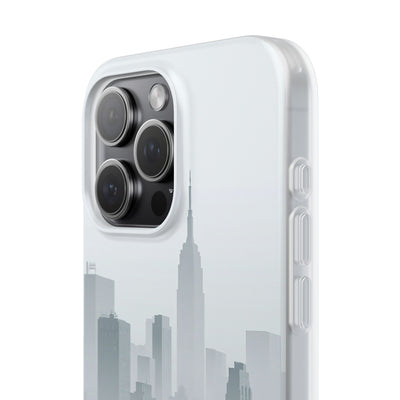 Grey Lite Phone Case for iPhone - Steel Mist Skyline