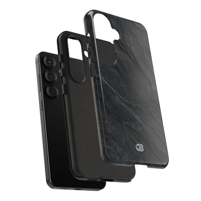 Black Tough Phone Case for Samsung - Midnight Slate Ridge