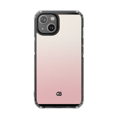 Blush Horizon · Clear Impact Magnetic Phone Case for iPhone ·  Pink