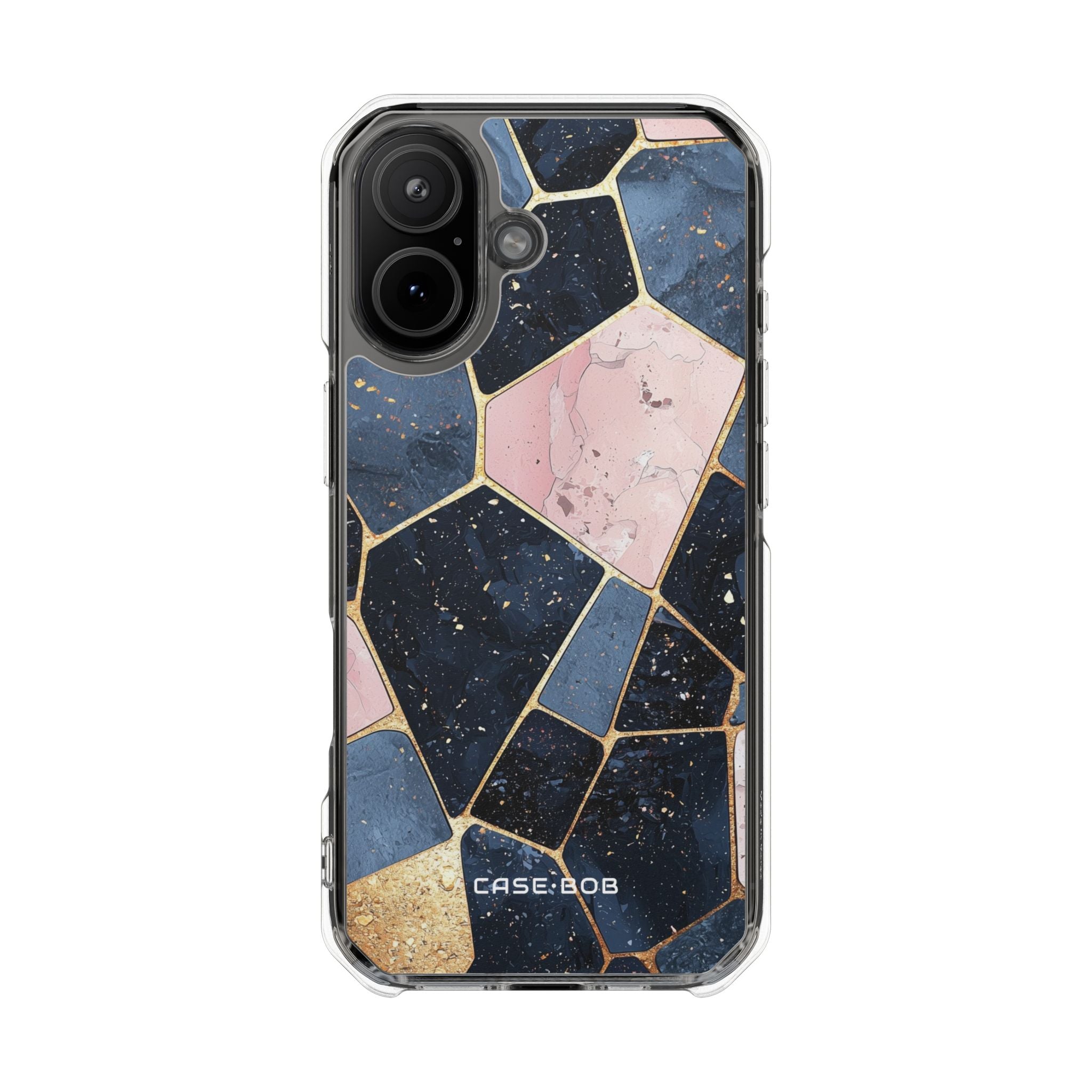 Gold Vein Mosaic iPhone 17 Case - Impact