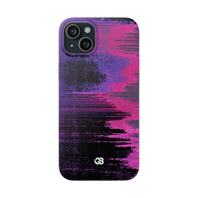Neon Signal Shift · Lite Phone Case for iPhone ·  Purple